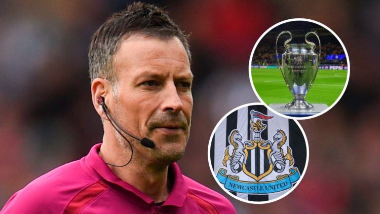 eferee Mark Clattenburg officiates the English Premier League football match between West Bromwich Albion and Leicester City at The Hawthorns stadi...