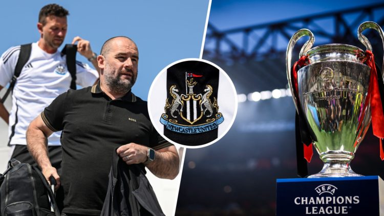 Newcastle United Sporting Director Paul Mitchell arrives at the Nuremberg airport for the Pre Season Friendly trip to the Adidas HomeGroup Training...
