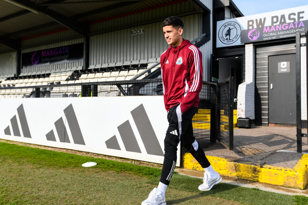Ben Parkinson arrives at Meadow Park ahead of a Premier League 2 game between Arsenal and Newcastle United.