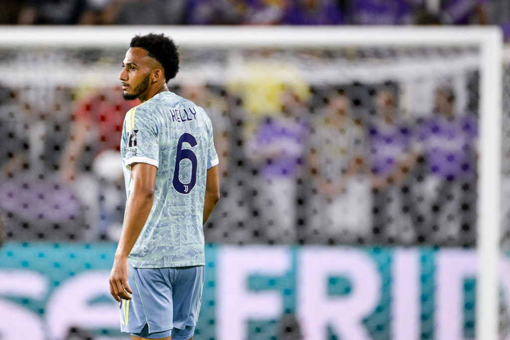 Juventus defender Lloyd Kelly during a Club World Cup game between Juventus and Al Ain FC