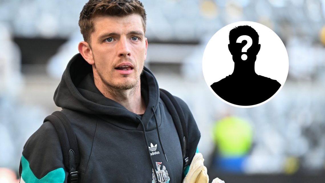 Nick Pope arrives at St James' Park to play for Newcastle United, mystery player