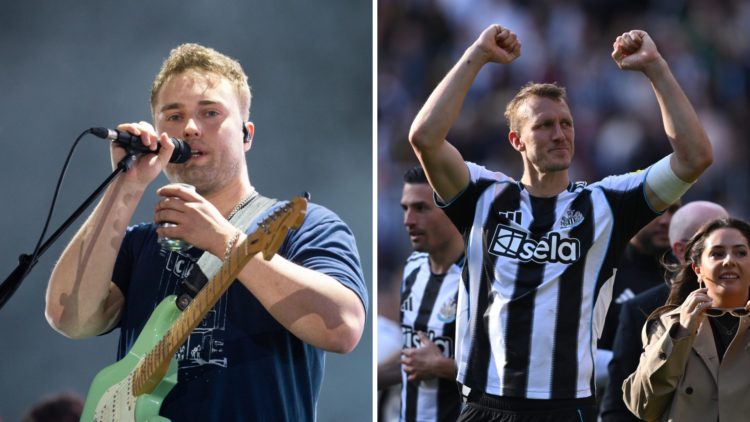 Sam Fender performing in Liverpool, Dan Burn celebrates Newcastle United qualifying for the Champions League