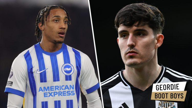 Joao Pedro pictured playing for Newcastle United. Tino Livramento pictured playing for Newcastle United.