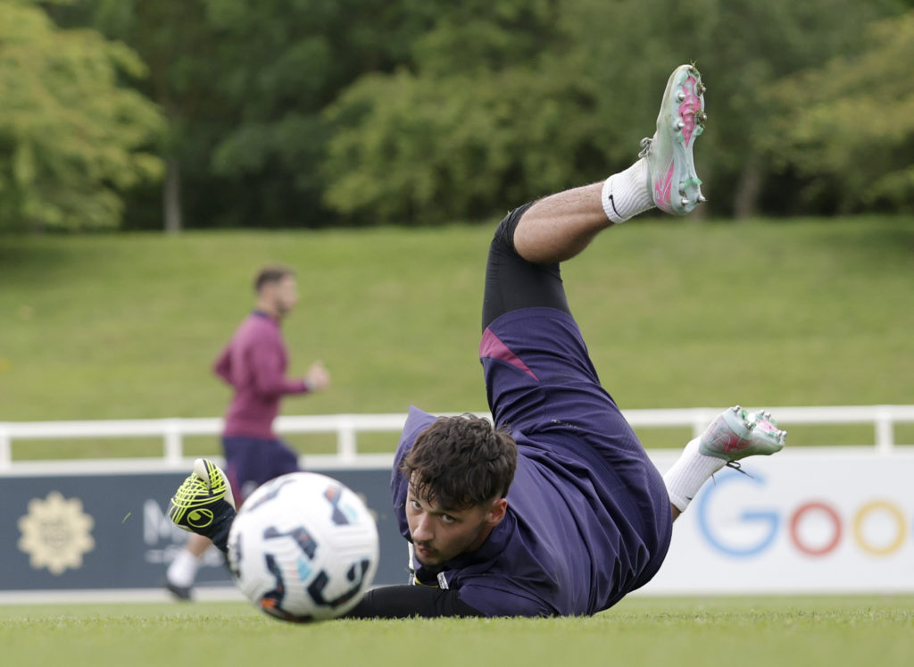 James Trafford during England international camp