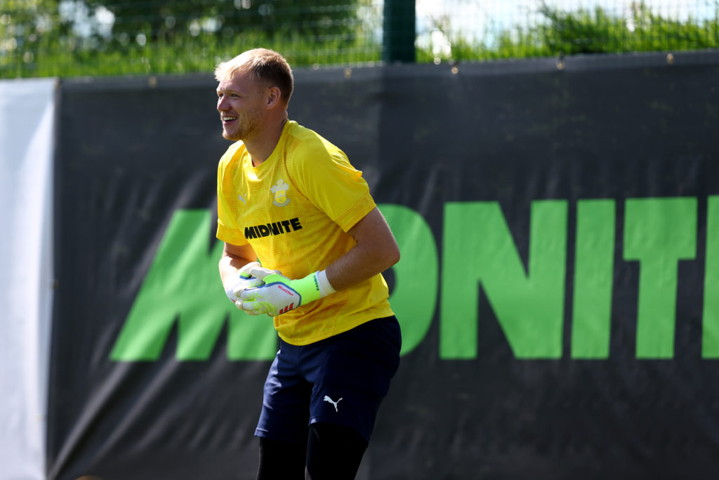 Aaron Ramsdale in Southampton training.
