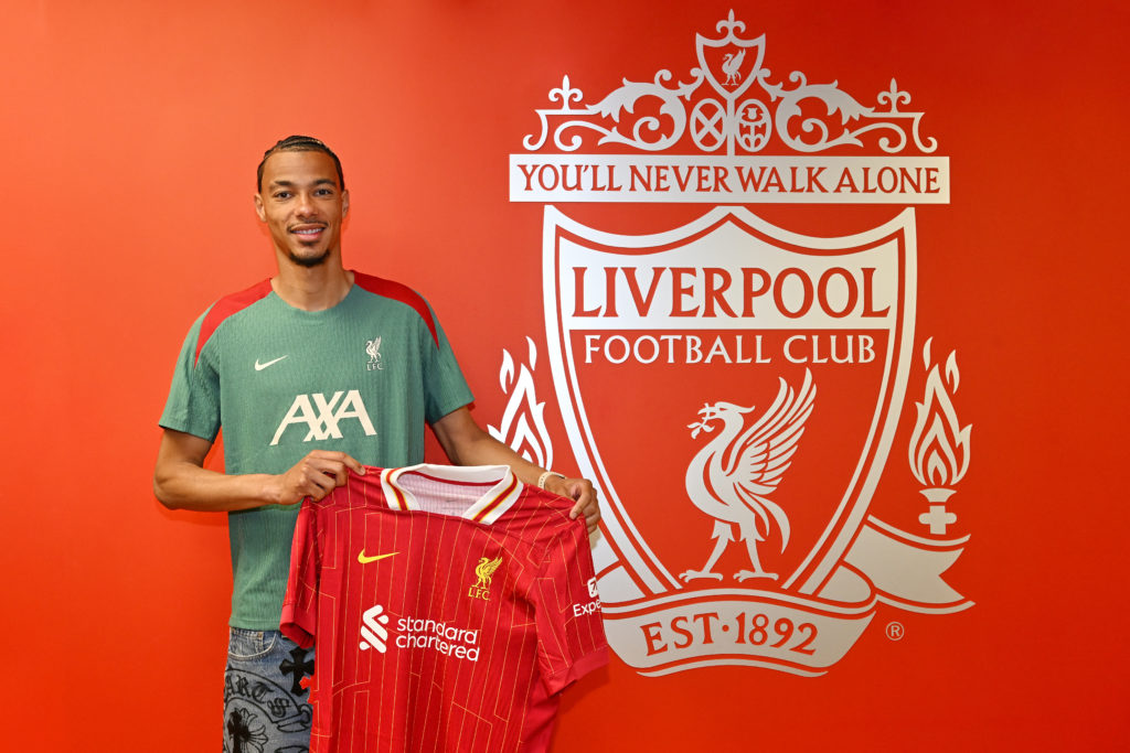 Hugo Ekitike is unveiled as a Liverpool player after joining from Eintracht Frankfurt.