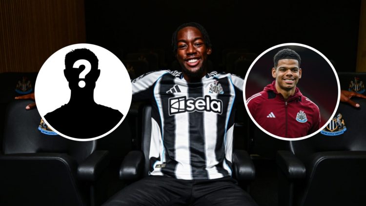 Anthony Elanga is presented as a Newcastle United player, Will Osula in Newcastle United training, mystery player