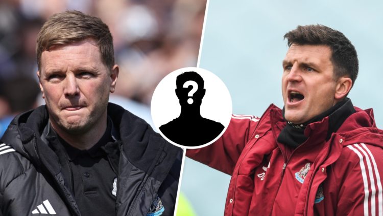 Newcastle United boss Eddie Howe looks on during a Premier League game between Newcastle United and Chelsea. Newcastle United U21 Lead Coach Diarmu...