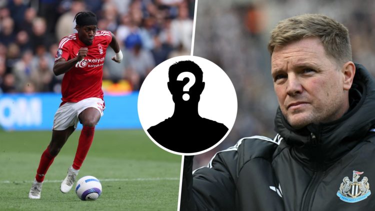 Anthony Elanga of Nottingham Forest FC during the Premier League match between Nottingham Forest FC and Chelsea FC. Eddie Howe reacts ahead of the ...