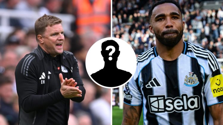 Eddie Howe reacts during the Premier League match between Newcastle United FC and Manchester City FC. An emotional Callum Wilson following the Prem...