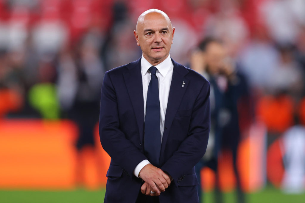 Daniel Levy after the Europa League final between Tottenham Hotspur and Manchester United.