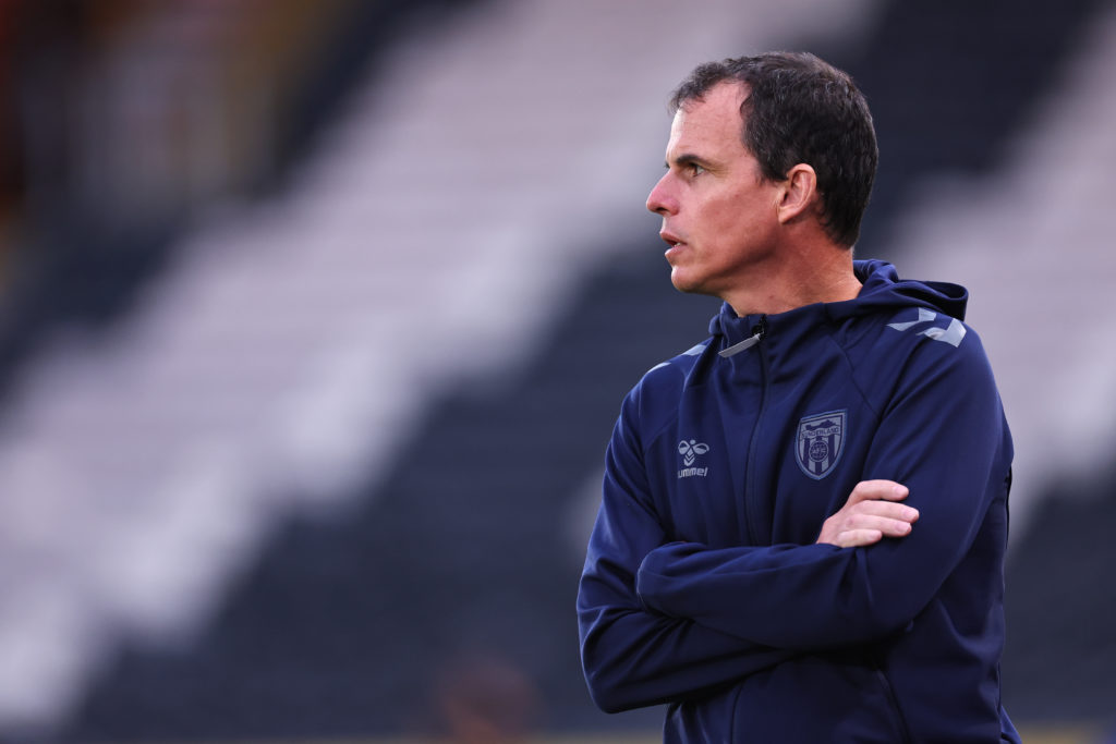 Regis Le Bris during a friendly between Hull City and Sunderland.