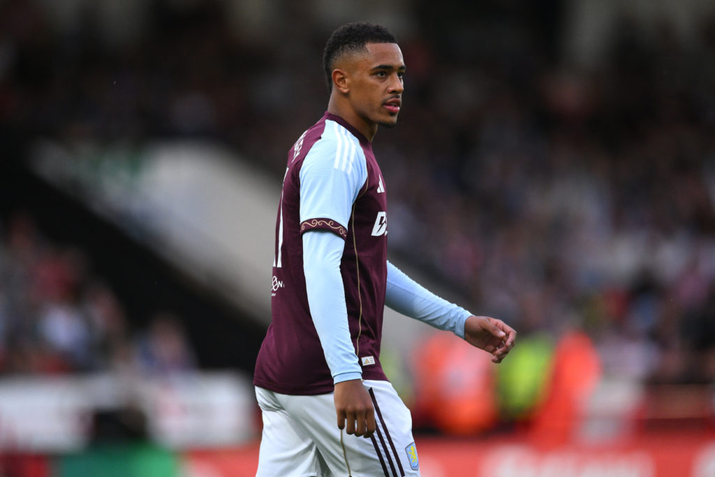 Jacob Ramsey during a friendly between Aston Villa and AS Roma.