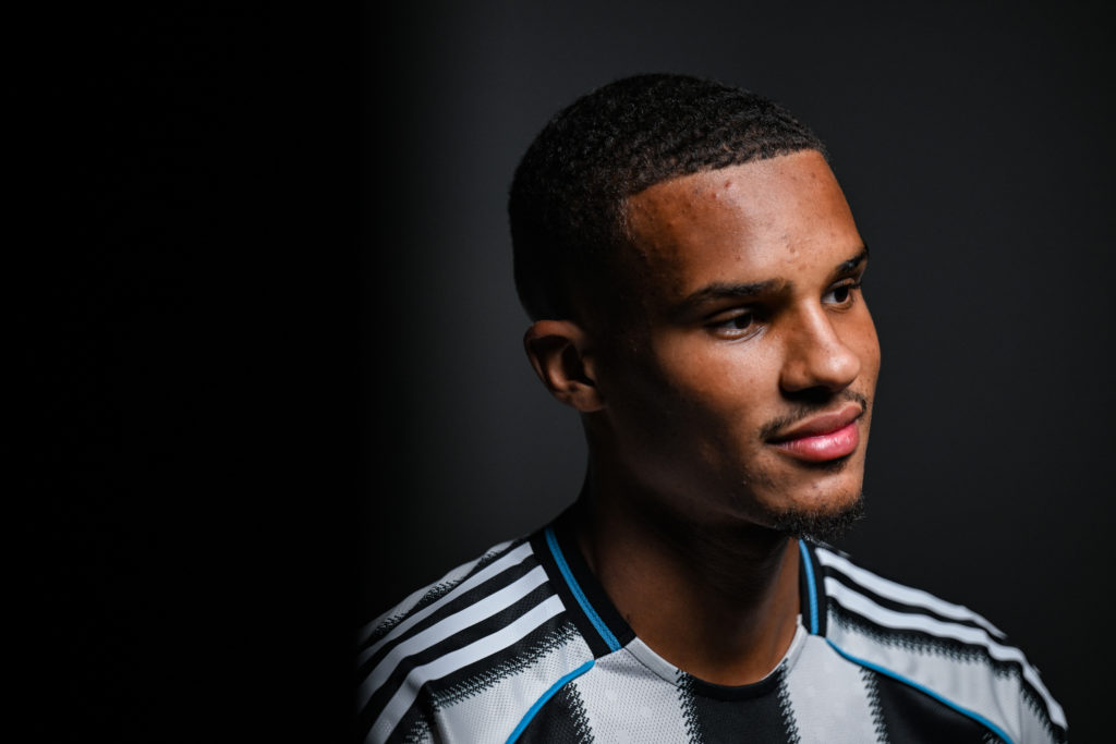 Newcastle United unveil Malick Thiaw after signing him from AC Milan.