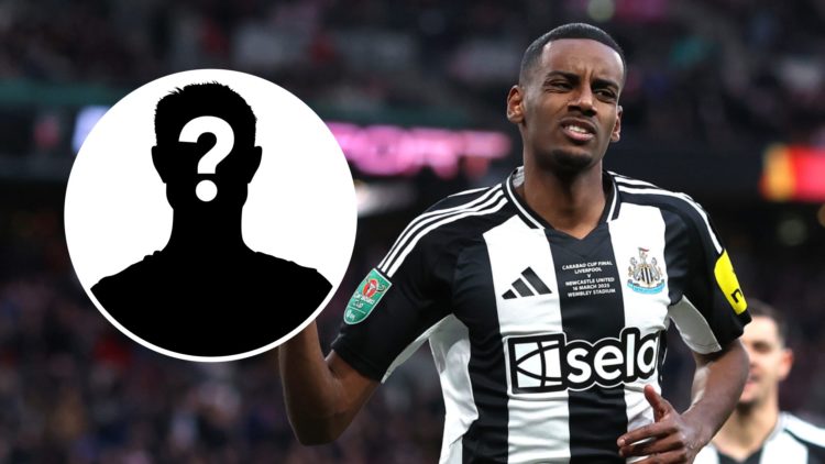 Alexander Isak scores for Newcastle United against Liverpool, mystery player