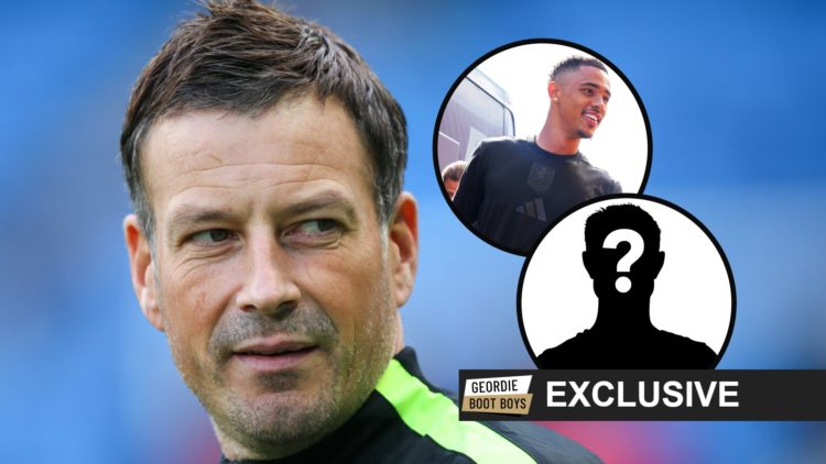 Close up image of Mark Clattenburg ahead of refereeing a game. Inset: Jacob Ramsey smiling and a mystery figure.