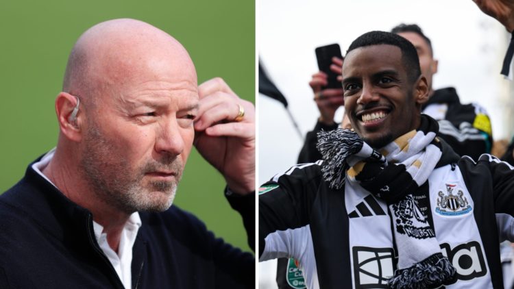 Alan Shearer on punditry duty, Alexander Isak celebrates Newcastle United's Carabao Cup win