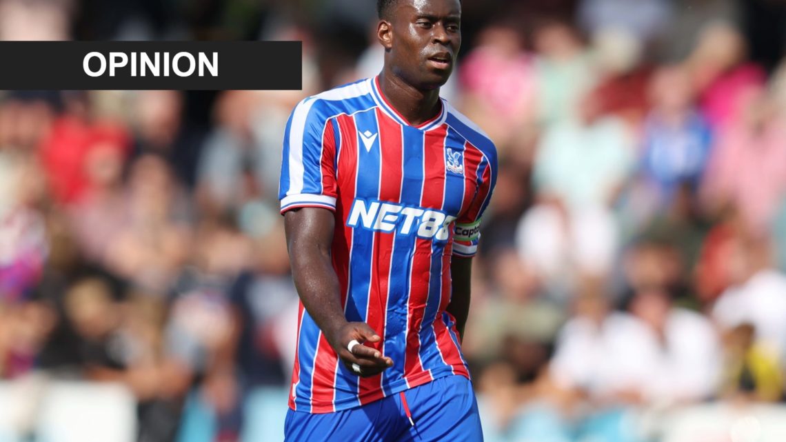 Marc Guehi during a pre-season friendly between Crystal Palace and Augsburg.