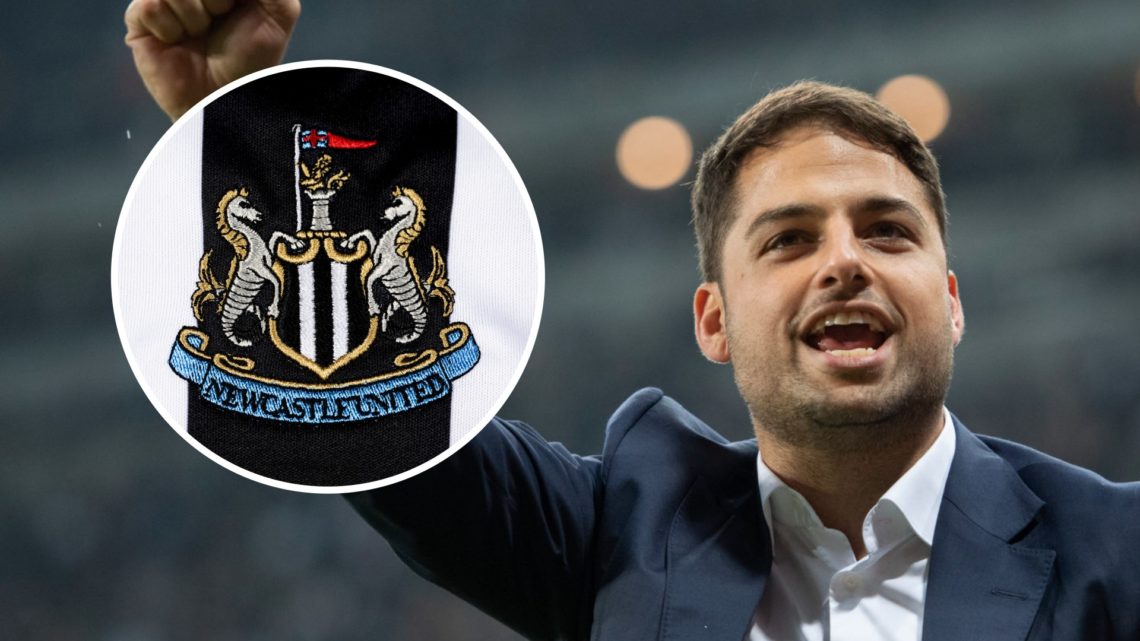 Newcastle United co-owner Jamie Reuben following the Premier League match between Newcastle United and Arsenal at St. James Park. Inset: the Newcas...