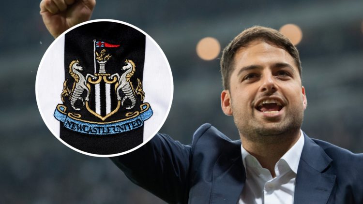 Newcastle United co-owner Jamie Reuben following the Premier League match between Newcastle United and Arsenal at St. James Park. Inset: the Newcas...