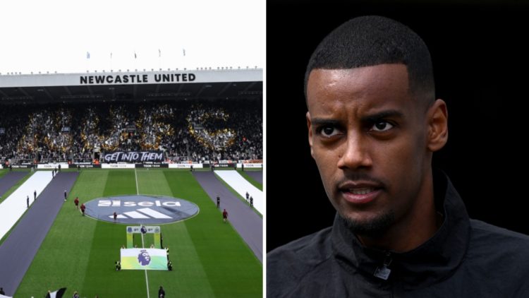 Wor Flags put on a display inside St James' Park, Alexander Isak arrives for a Newcastle United game.