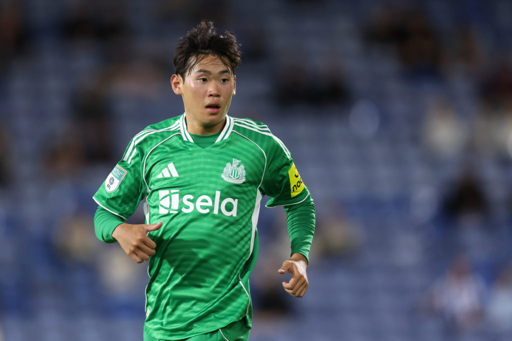 Seung-soo Park looks on during an EFL Trophy game between Huddersfield Town and Newcastle United U21s.