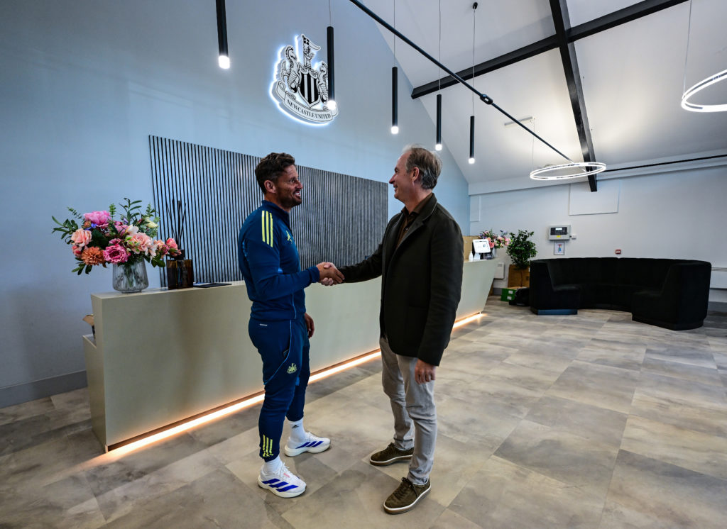 David Hopkinson meets Jason Tindall at Newcastle United's training ground.