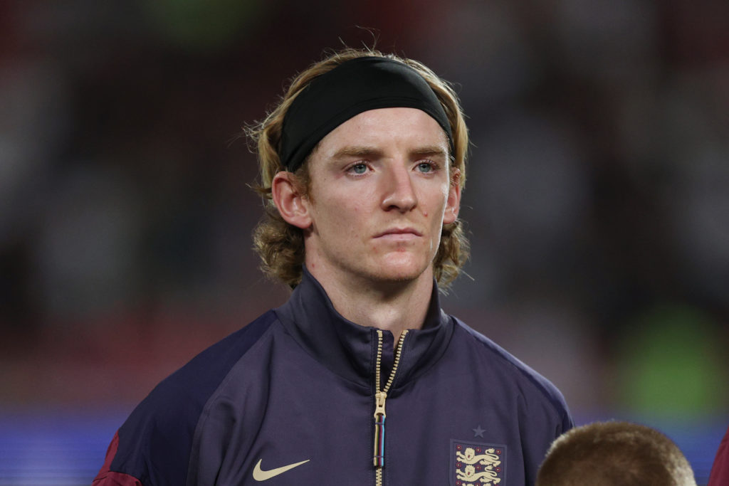 Anthony Gordon lines up ahead of England's World Cup qualifier against Serbia.