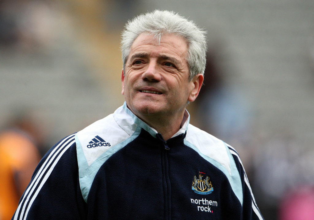 Former Newcastle United manager is seen before a Premier League match in 2008.