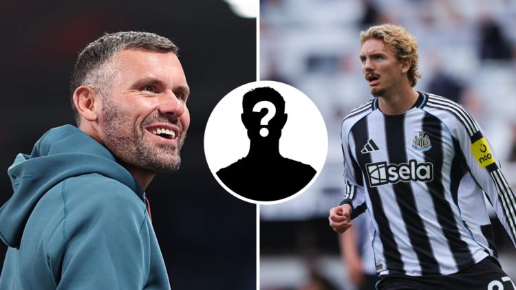 Ben Foster arrives before a Wrexham game, Nick Woltemade in action for Newcastle United, mystery player.