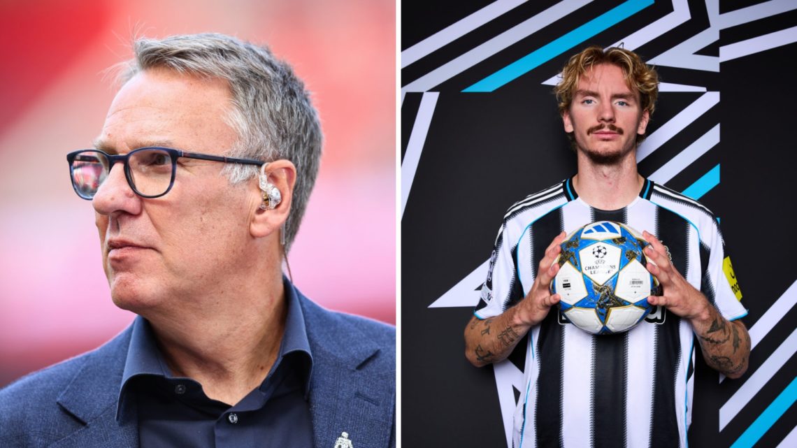 Paul Merson on punditry duty, Nick Woltemade poses for Newcastle United's Champions League photoshoot.