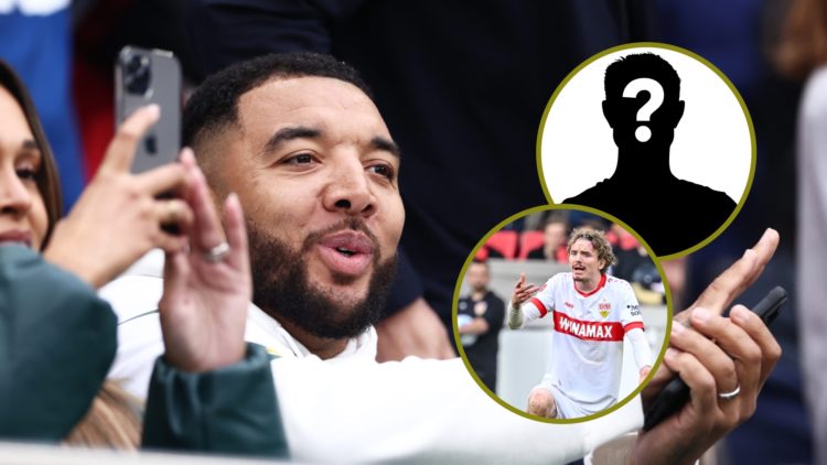 Troy Deeney watching an NFL game, Nick Woltemade playing for Stuttgart, mystery player