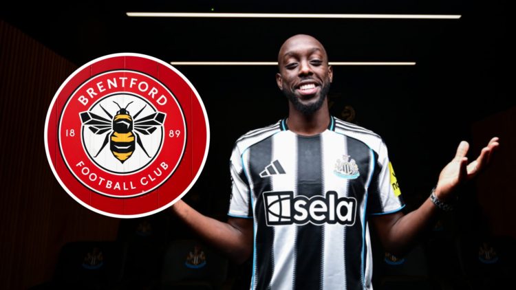 Yoane Wissa signs for Newcastle United, Brentford badge