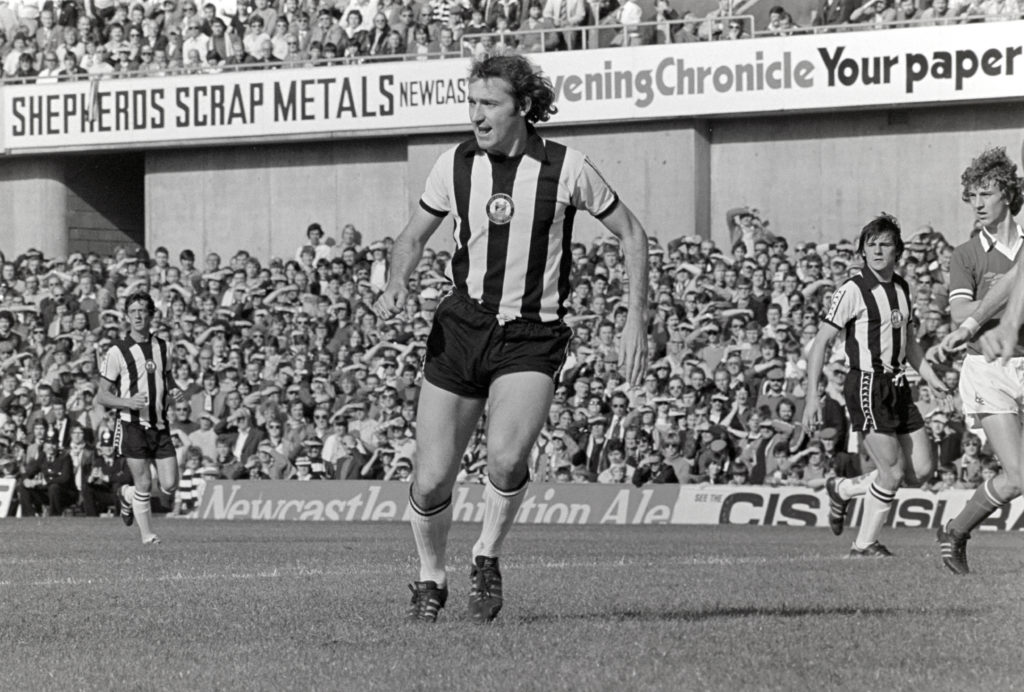 Tommy Cassidy in action for Newcastle United.