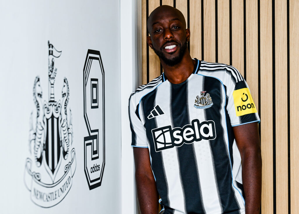 Yoane Wissa is unveiled as a Newcastle United player.