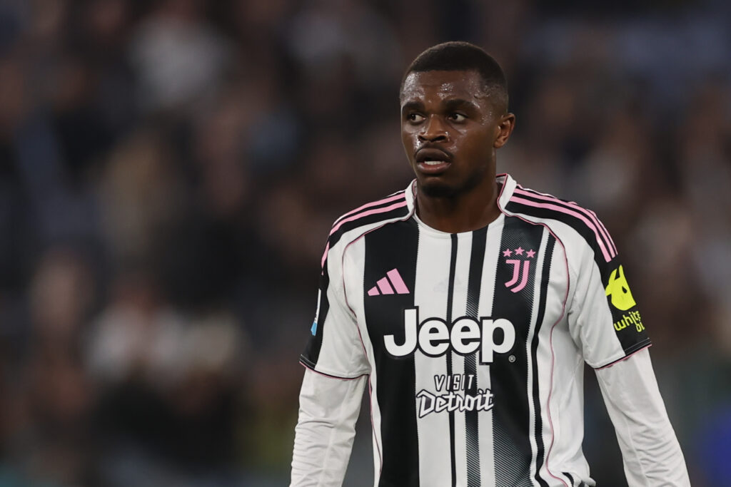 Pierre Kalulu in action for Jvuventus against Lazio