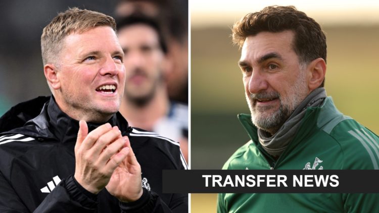Eddie Howe applauds the Newcastle United fans. Newcastle United chairman Yasir Al-Rumayyan is seen at a golf event in Scotland.
