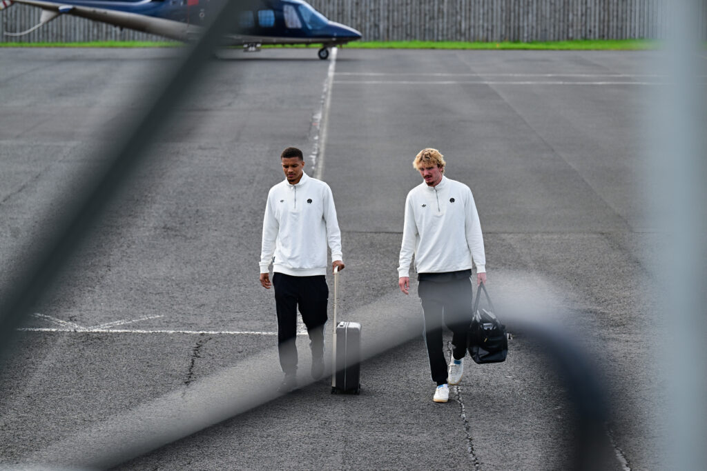 Malick Thiaw and Nick Woltemade prepare to travel to Brussels for Newcastle United's Champions League game.