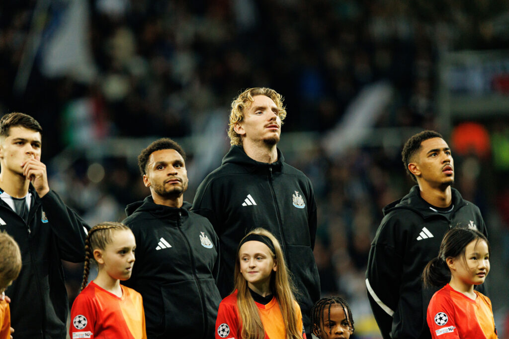 Jacob Murphy (L), Nick Woltemade (C) and Jacob Ramsey (R) (