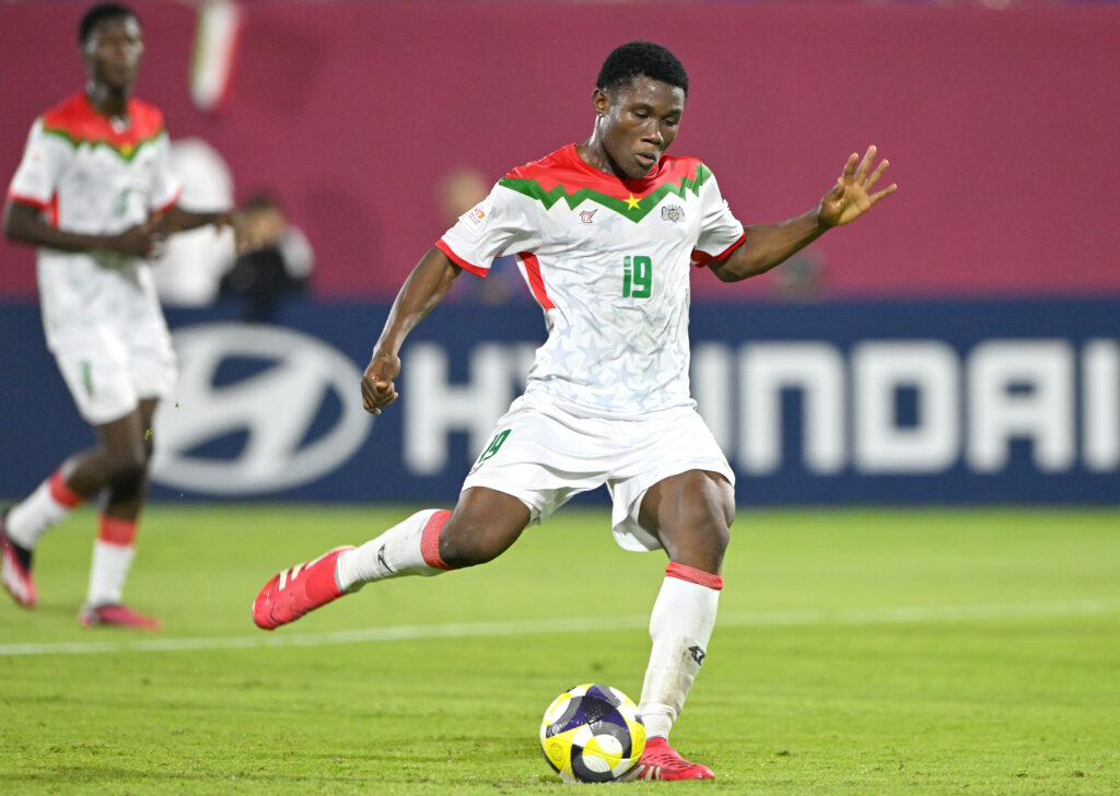 Asharaf Loukman Tapsoba misses a penalty for Burkina Faso at the Under-17 World Cup.