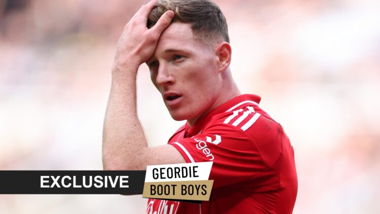 Nottingham Forest's Elliot Anderson, with exclusive banner overlaid.