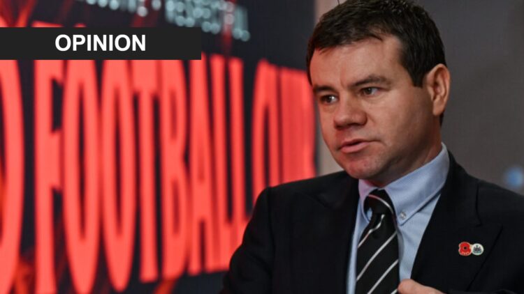 Newcastle United sporting director Ross Wilson arrives at Brentford's stadium before a Premier League game.