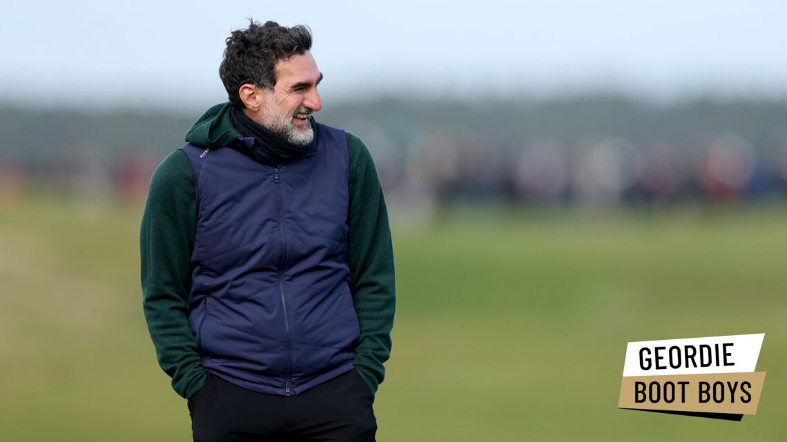 Newcastle United chairman Yasir Al-Rumayyan is seen at the Alfred Dunhill Links Championship golf event in St Andrews, Scotland.