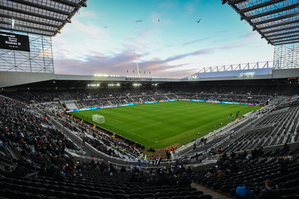 General view of St James' Park.
