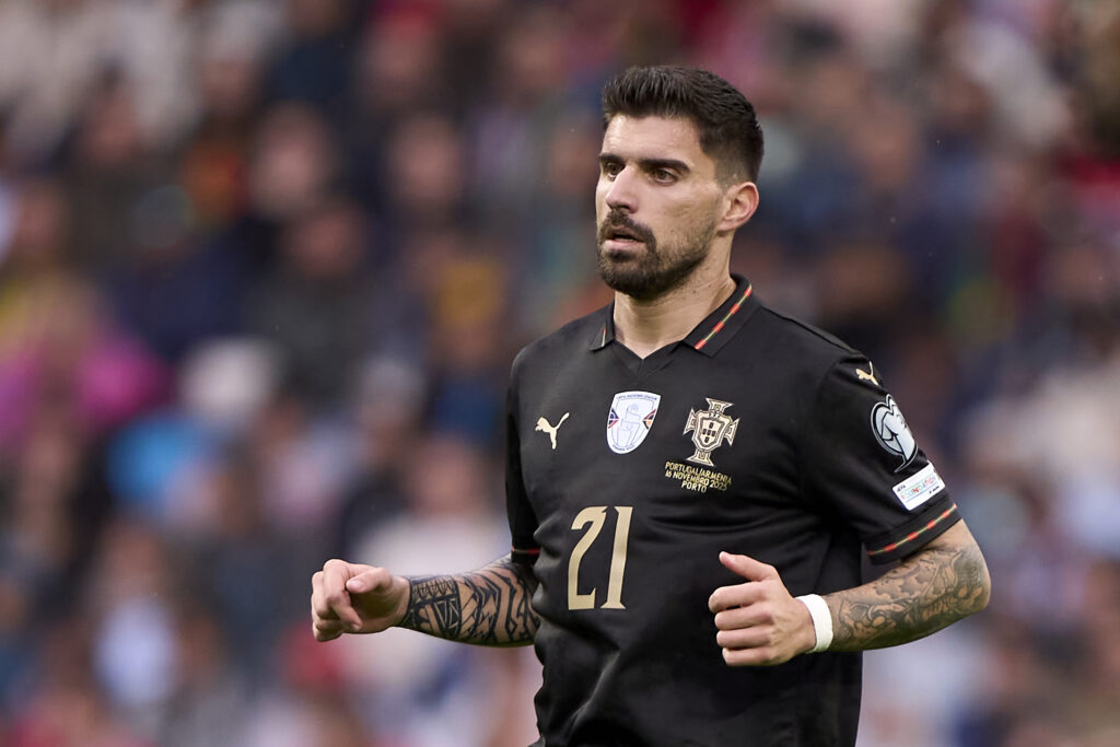 Ruben Neves playing for Portugal against Armenia in a World Cup qualifier.