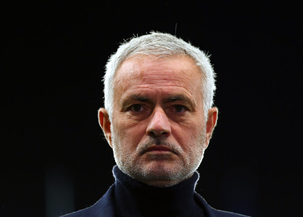 Jose Mourinho during Benfica's Champions League game against Newcastle United.