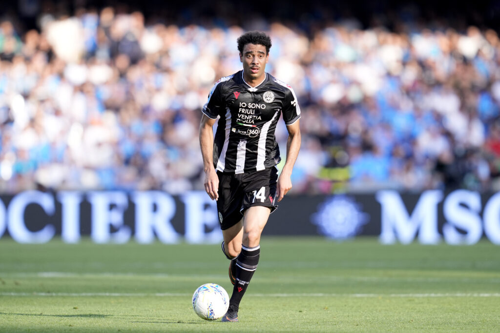 Arthur Atta playing for Udinese.
